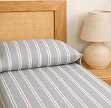 TRAMAS+ Sábanas 100% Algodón, Suave y Traspirable, Juego de sábanas 3 Piezas, Sábana Bajera Ajustable, Encimera, 1/2 Fundas de Almohada - Cama 105, Kemala, Arena