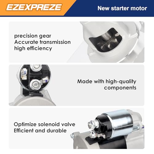Image of Ezexpreze 18533N Starter Compatible with Kawasak.i Mule 610 4X4 KAF400 KAF 400 2005 2006 2007 2008 2009 2010-2016