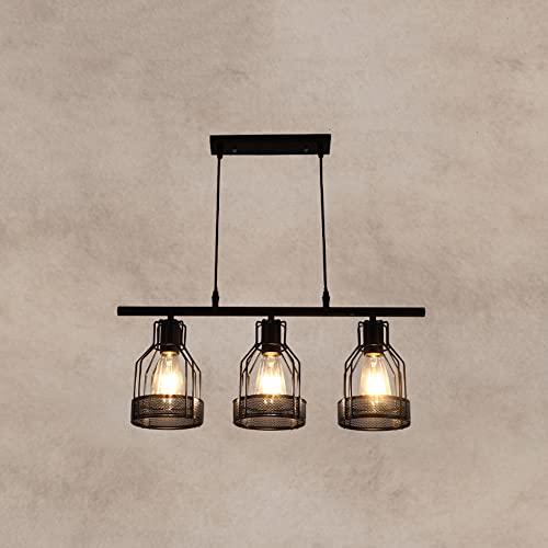 Lustre minimaliste en métal kulgony au fini noir mat