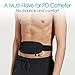 Peritoneal Dialysis Belt PD Catheter Holder Large Pocket G-Tube Abdominal Peg Feeding Tube Belts Kidney Protector Supplies for Adults Women Men
