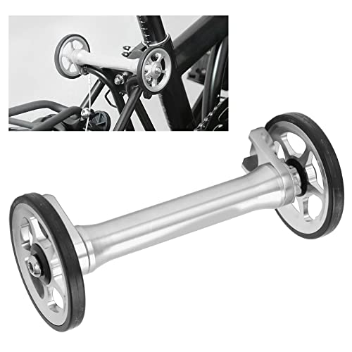 KIMISS Easy Wheel Extension, Strength Lightweight Telescopic Easy Wheel Bar High Extender Folding Bike Rod for 3sixtyBlack (Silver) - Image 2