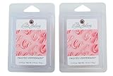 Twisted Peppermint Wax Melts - Highly Scented - Long Lasting Aroma - Hand Poured - Peppermint Wax Cubes
