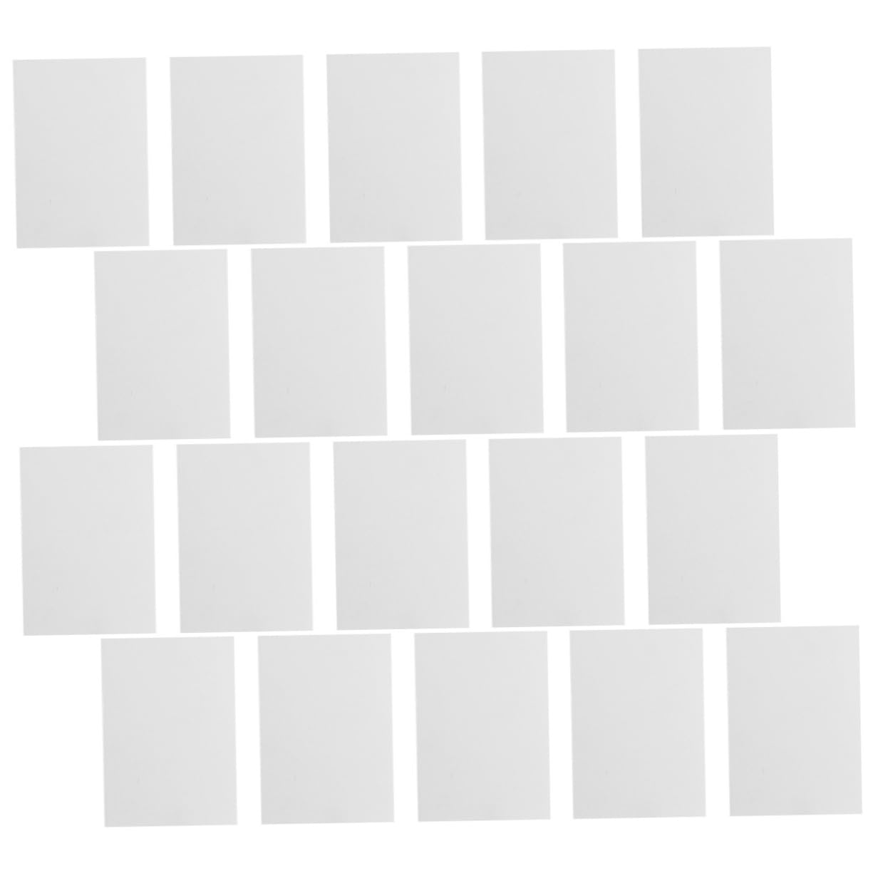 Tarjetas de Felicitación en Blanco de Papel Kraft 200 Piezas Color Claro