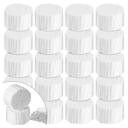 1000 Counts Dental Gauze Rolls, Cottons Pads for Dentists, Good Absorbent Nose Plugs Flexible Dental Cotton Rolls Swabs Rolled Cotton Ball for Kids, Adults Nosebleed, Mouth Gauze Accessories, 1.5 Inch