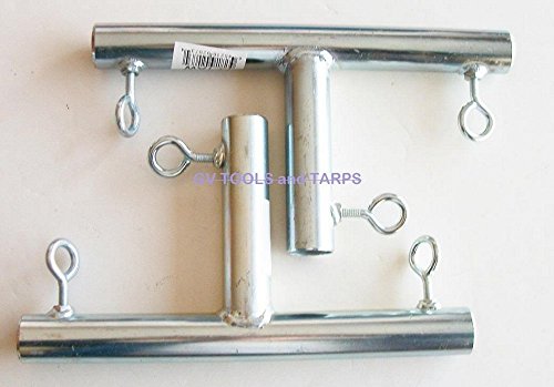 2pcs 3 Way T Shaped 1