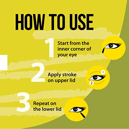 Iba All Day Kohl Kajal Jet Black 0.35g | 24 Hr Long Stay | Smudge Proof & Waterproof Eye Makeup | Enriched with Avocado Extracts & Vitamin E | Halal Certified & Vegan Makeup - Image 6