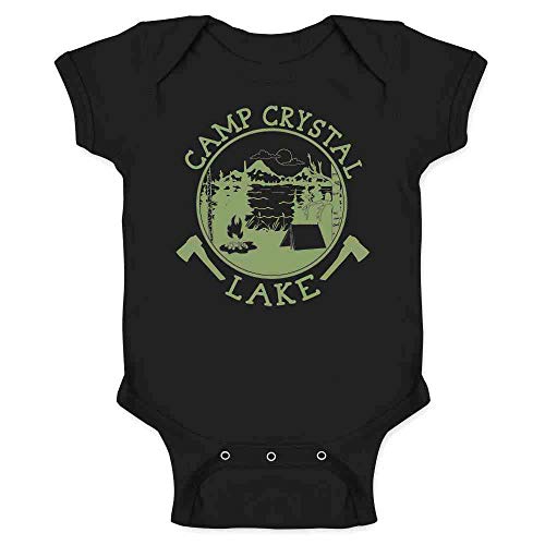 Image of Pop Threads Camp Crystal Lake Counselor Shirt Vintage Costume Infant Baby Boy Girl Bodysuit