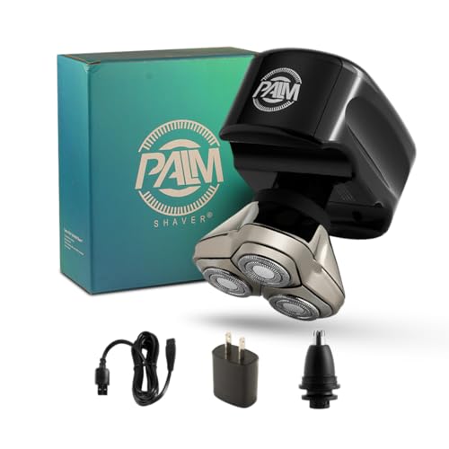 Skull Shaver Palm 3 Head & Face Shaver -Ergonomic...
