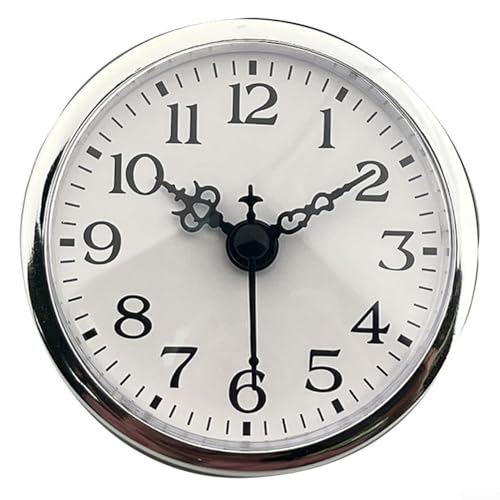 Encantador reloj redondo con foto incrustada, perfecto para añadir un toque personal a cualquier habitación (B)