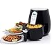 Price comparison product image Salter EK2559 XL Hot Non-Stick Basket, Light Touch Digital Display, Compact Air Fryer, Adjustable Timer and Power Indicator, Can Heat Up to 200°, 1500 W, 4.5 L, Black