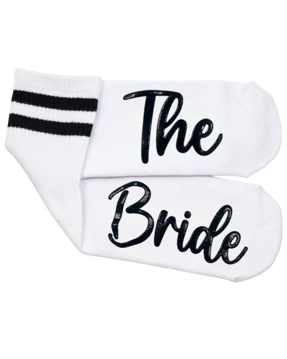 Image of Funky Junque Bride Crew Socks, Bachelorette Wedding Party Gift