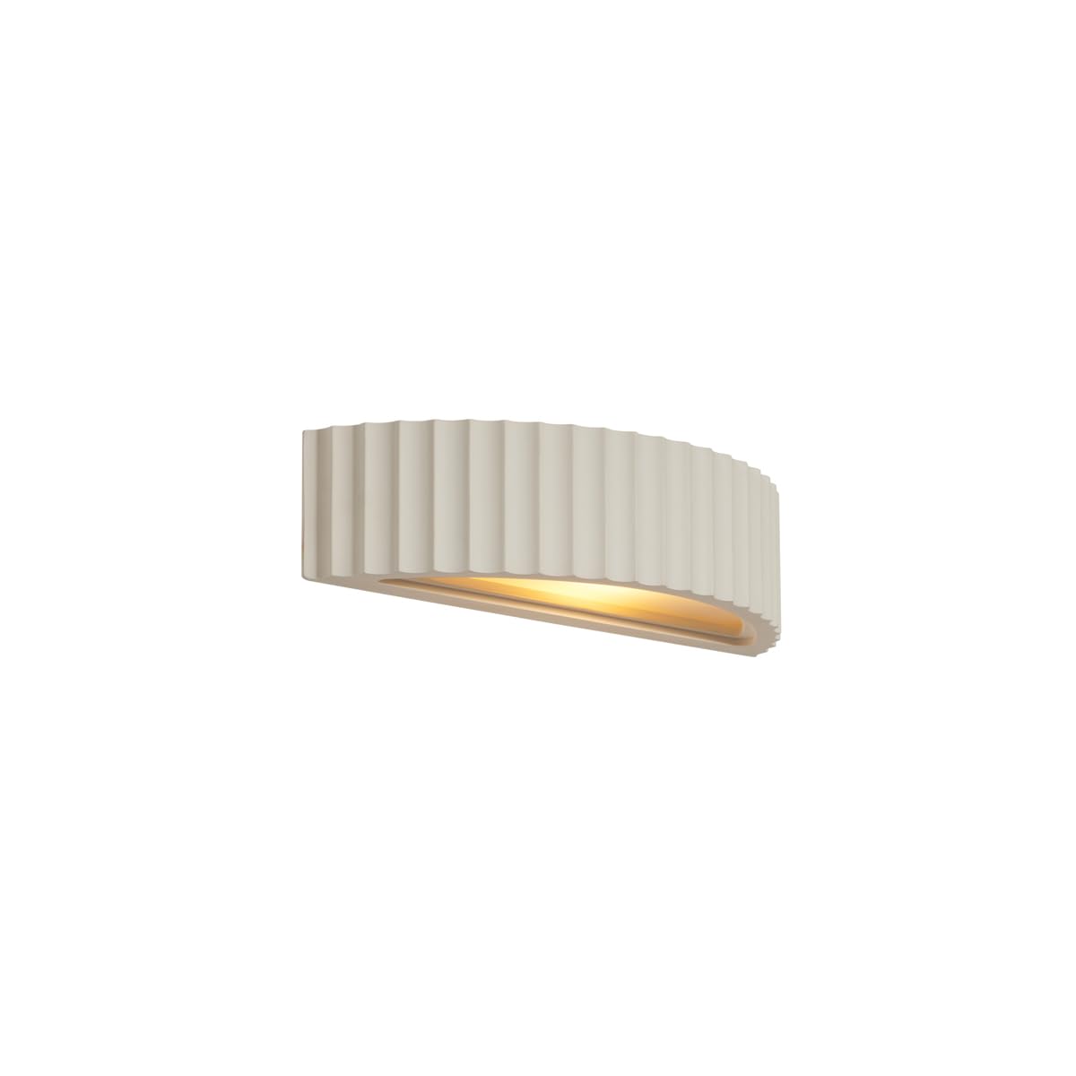Qazqa Scandinavian wall lamp, wall Light - Plaster - Beige, max. 10W, e14, 30cm, Hall Way and Living Room