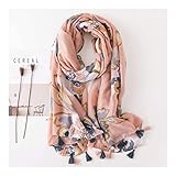 envio flores madrid a domicilio Gewicht: 110g (+ _ 10g) zheyuan Mujer DE Verano Mujer DE ALDODILLO Flor Flor Beach Hijab MANTILLOS Y ENVÍOS Femeninos DISEÑADOR Bandana