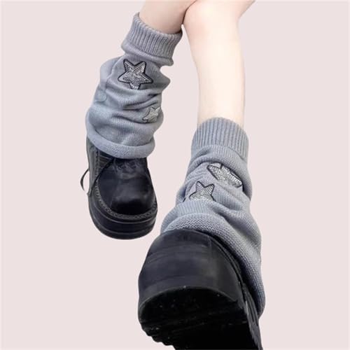 Image of Goth Leg Warmers Women Cute Y2k Harajuku Punk Rave Emo Grunge Winter
