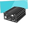 Toyvian 48V Dc Power Supply for Condenser Mic with 5V USB Input for Broadcasting Microphone Computer Recording Studio Audio Equipment Phantom Power Device #1