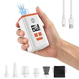 Mini Bomba Eléctrica de Aire 4.8 kPa, Inflador Eléctrico con Linterna de...