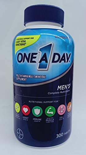One-A-Day Multivitamin,Men's Health Formula ,300 Tablet Bottle