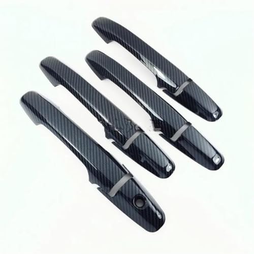 Cubierta manija puerta coche para proteger y renovar tu CR-V 2007-2011 con acabado de carbono.