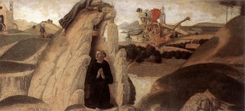 Peinture murale nordique inspirée de la vie de saint Benoît d'Italie