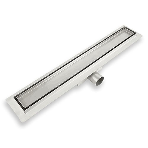 Elbe Canaletta Scarico Doccia RN-K070B, Acciaio Inox 70 cm