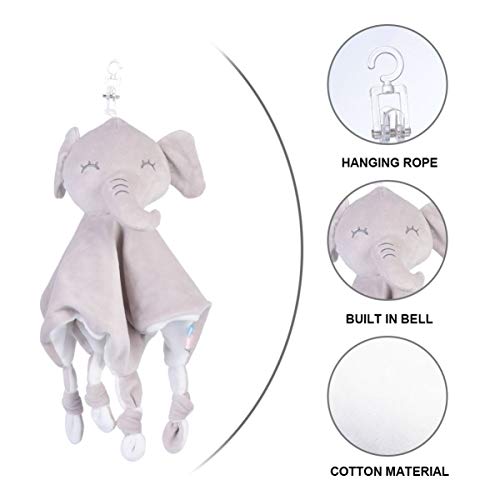 Toyvian Animal de PelÃºcia Cobertor de SeguranÃ§a Elefante Infantil BerÃ§Ã¡rio Personagem Cobertor T