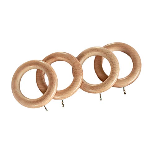 4個 カーテンフック リング で実用的 スライディングアイレットリング クリップ フッククリップ カーテン木材