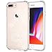 iPhone 7 Plus Case, iPhone 8 Plus Case, iPhone 7 Plus Clear Case, MOSNOVO White Floral Henna Paisley Flower Clear Design Case with TPU Bumper Case Cover for iPhone 7 Plus (2016) / iPhone 8 Plus (2017)