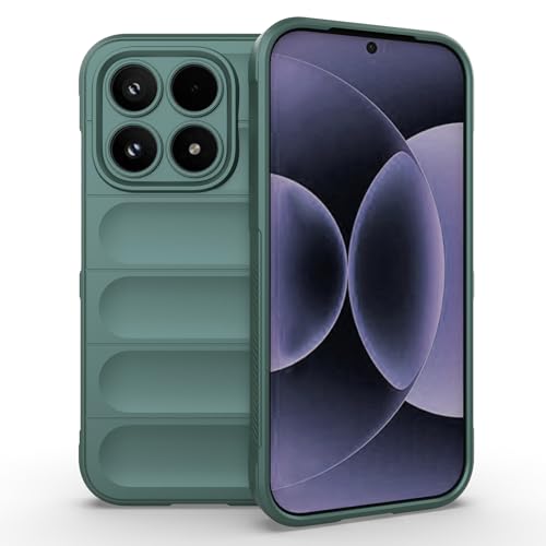 Image of for Xiaomi 17 Case Anti-Drop Soft TPU Rugged Phone Back Cover - Green