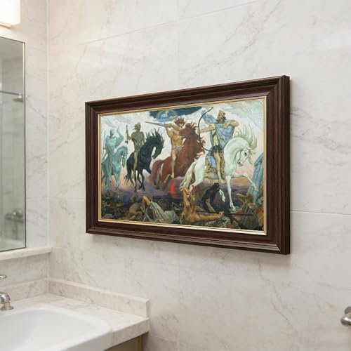 Tableau Viktor Vasnetsov Quatre cavaliers de l'Apocalypse 50x75cm décor bureau