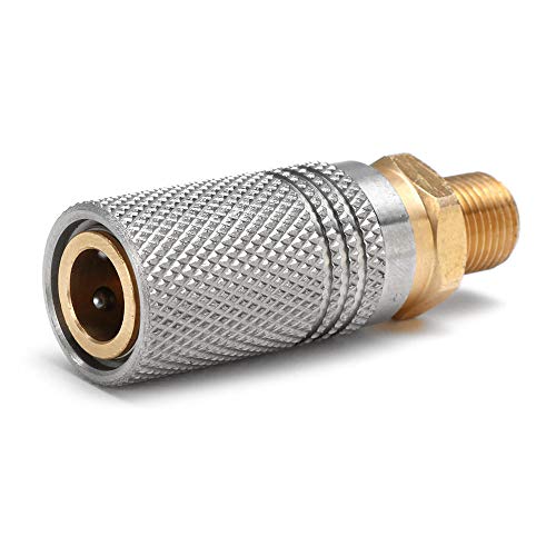 Adaptateur Connexion Rapide PCP En Acier Inoxydable 1/8 BSPP – Pour Remplissage D'air Comprimé, Compatible Daystate, Brocock, BSA