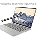 Stylus Pen for Lenovo Digital Pen 2 Compatible with Lenovo IdeaPad Flex 5, Compatible with Stylus Pen for Yoga 6/7/9, ThinkBook 13x G2 IAP-21AT, AES 2.0 Protocol (Gray)