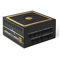 Tecnoware 850W Modulares Netzteil für Gaming-PC - Hocheffizient (>90%), mit Lüfterrad Ultra Silent - Leistung 850 W