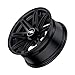 RockTrix RT103 14in ATV Wheel Rim 14x7 Matte Black 4x137, 4+3 Offset, Compatible with Bombardier Outlander CanAm Can-Am Can Am Commander Maverick Renegade Kawasaki 4/137