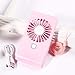 Produktbild OMJNH USB-Ventilator, Handy-Fan, Einfacher Miniventilator, Student Beauty Make-Up Spiegel, Kleiner Ventilator, Leicht Und Tragbar, Schnell Und Schnelle Aufladung,2