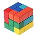 anruo novità Giocattoli Tetris Magic Cube Multi Colore 3D Puzzle di Legno Educativo Rompicapo Gioco IQ Tester Regali per Bambini