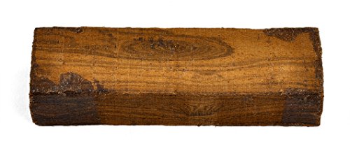 Bocote Wood Knife Handle BLOCK (Each Piece is Unique) 5" x 1-1/2" x 1" [EW248]