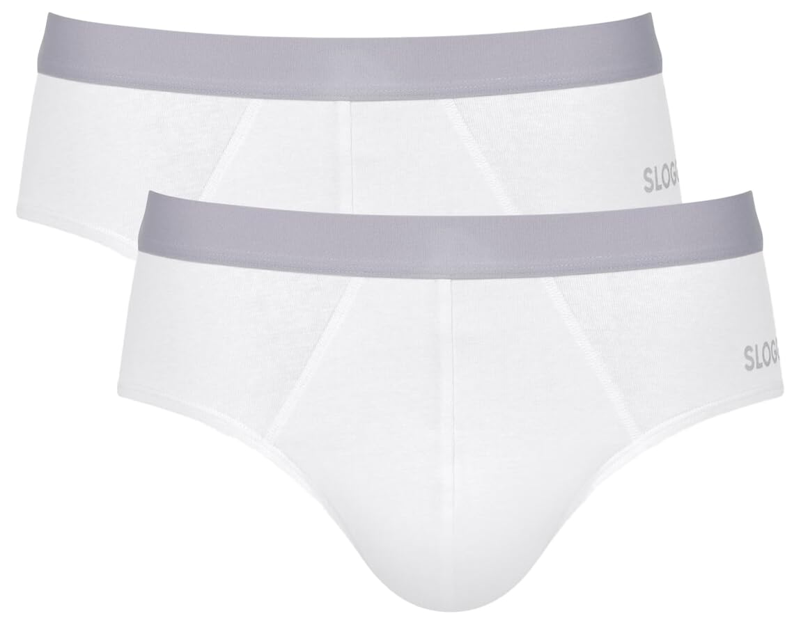 Sloggi Uomo Go ABC 2.0 Brief 2P, Bianco, M