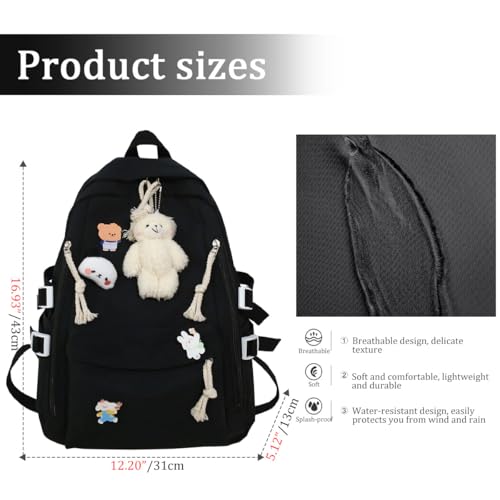 Sac à dos ordinateur portable femme imperméable et décontracté