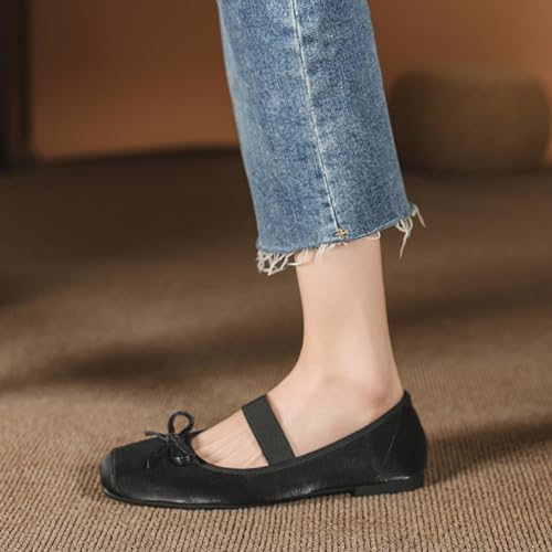 Elastic Strap Flats for Women Flats Mary Jane Shoes Women Dressy Casual Shoes2