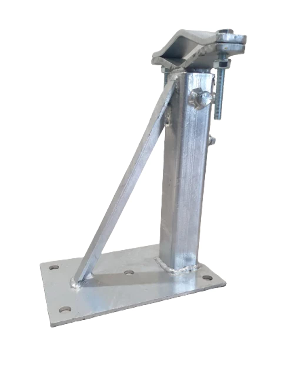 Zanca Telescopica Leggera 15-25 Cm Per Palo Antenna TV - Staffa Universale In Acciaio