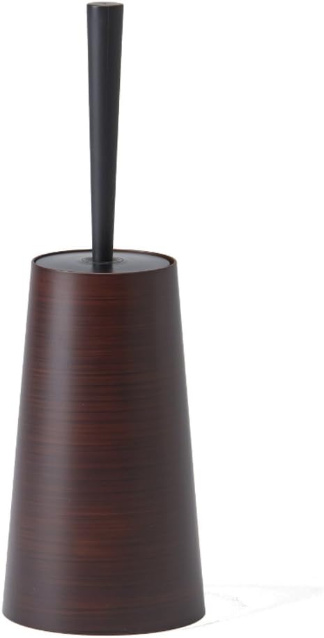 Fujiei DS-203 Dusper Style Toilet Brush, Wood Grain