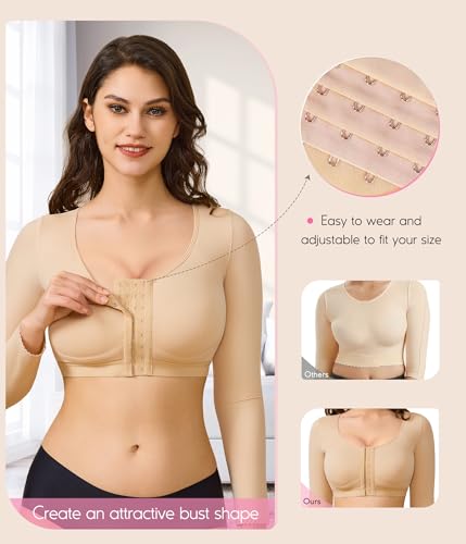BRABIC womens Shaper Tops for Women Arm Compression Post Surgery Tank Top Shapewear