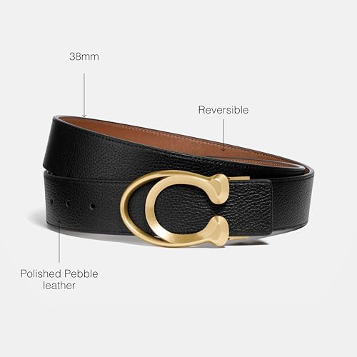 Coach 38 mm Sized C Outline Belt3