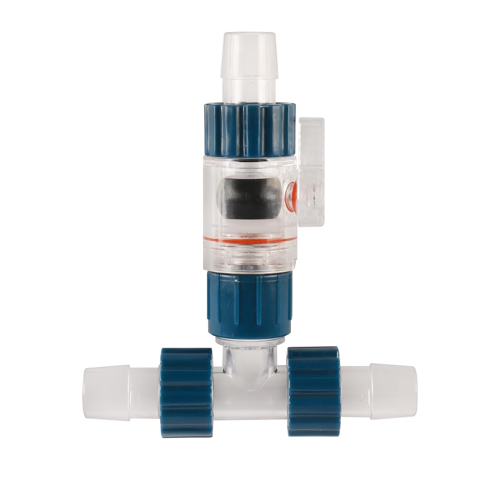 Laroal T Distributor 3 Way Water Changer Control Valve Aquarium Hose Connector for 16mm Drip Hose