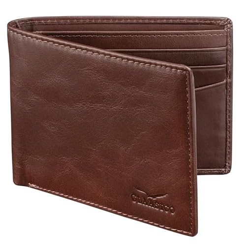 Wallet for Men’s – Genuine Leather Slim Bifold RFID Wallet – Gift for Men Packed in Stylish Gift Box