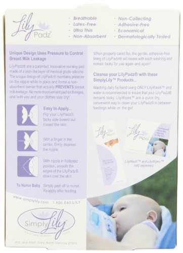 LilyPadz® Reusable Silicone Nursing Pads Single Pair Regular Size - Image 4