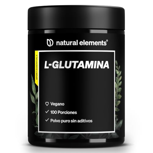 L-Glutamina en Polvo 500g - Fabricado en Alemania - 100 porciones L-Glutamina pura sin sabor- Altamente dosificada, vegana y sin aditivos - Probado en laboratorio