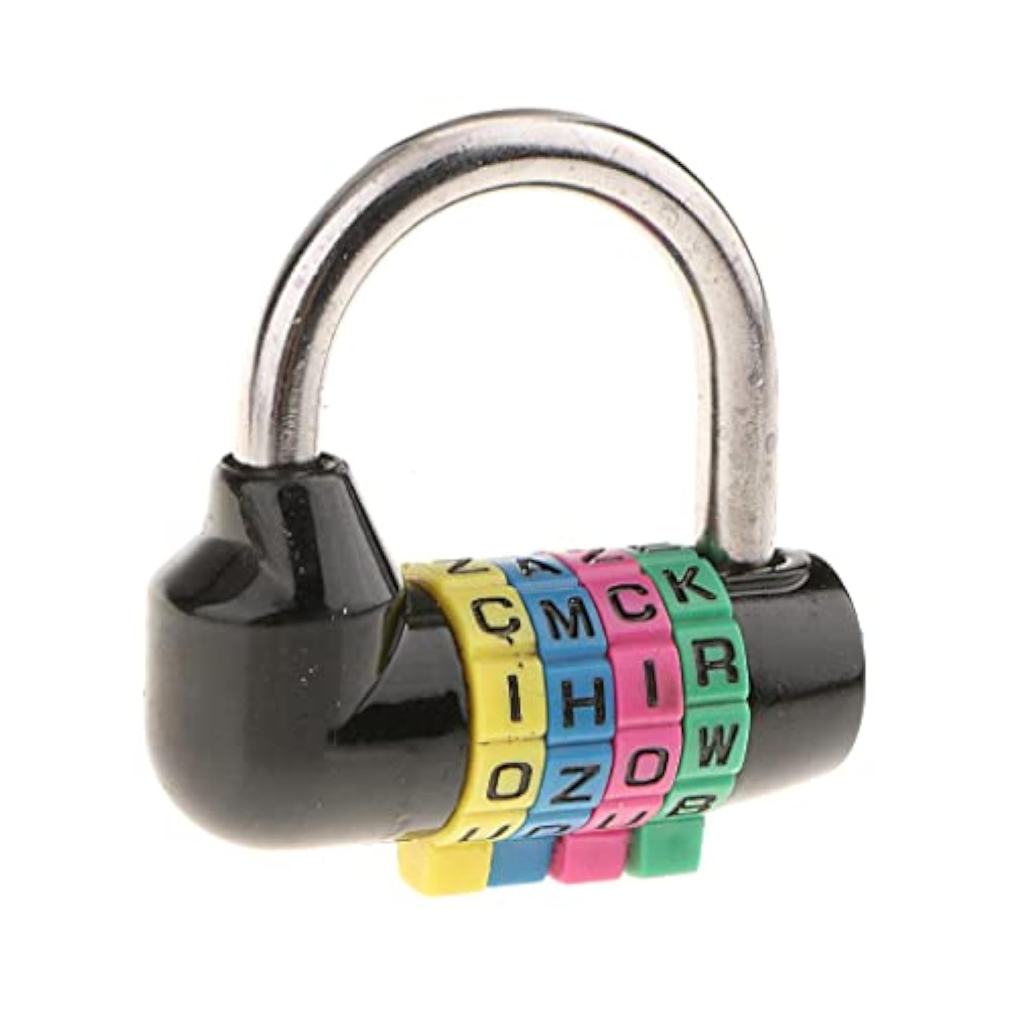 4 Digit Dial Letter Combination Padlock for Travel Luggage