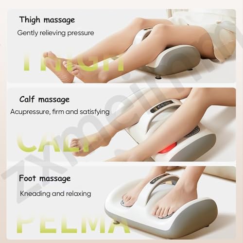Masajeador Profundo para Pies y Pantorrillas con Calentamiento - 3 Modos Personalizables, Rodillos Shiatsu y Vibración para Recuperación Muscular para Papá/Mamá miniatura 7