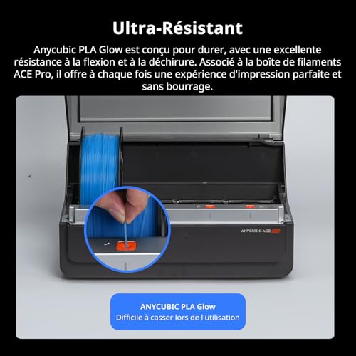 Filament PLA Lumineux ANYCUBIC Imprimante 3D Vert Phosphorescent